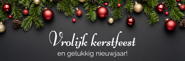 Vrolijk kerstfeest en gelukkig nieuwjaar